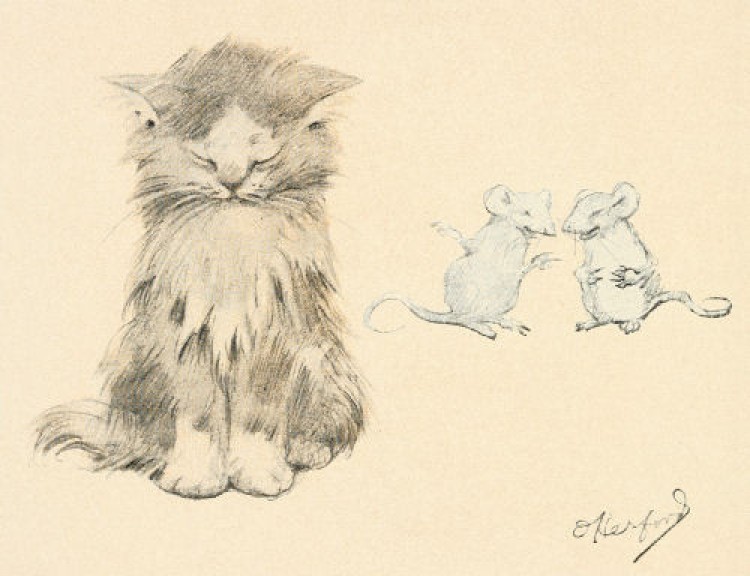 source of image: https://upload.wikimedia.org/wikipedia/commons/7/79/Cat_and_Mice_Drawing.jpg