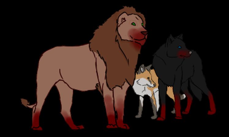 source of image: http://orig00.deviantart.net/dc90/f/2014/236/3/a/lion_warrior__wolf_guardian_and_fox_hunter_by_kazenoincubus-d7wg9ho.png